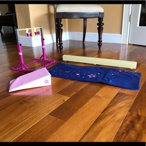 American Girl doll gymnastics equipment set